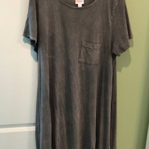 Large Grey Acid Wash Carly